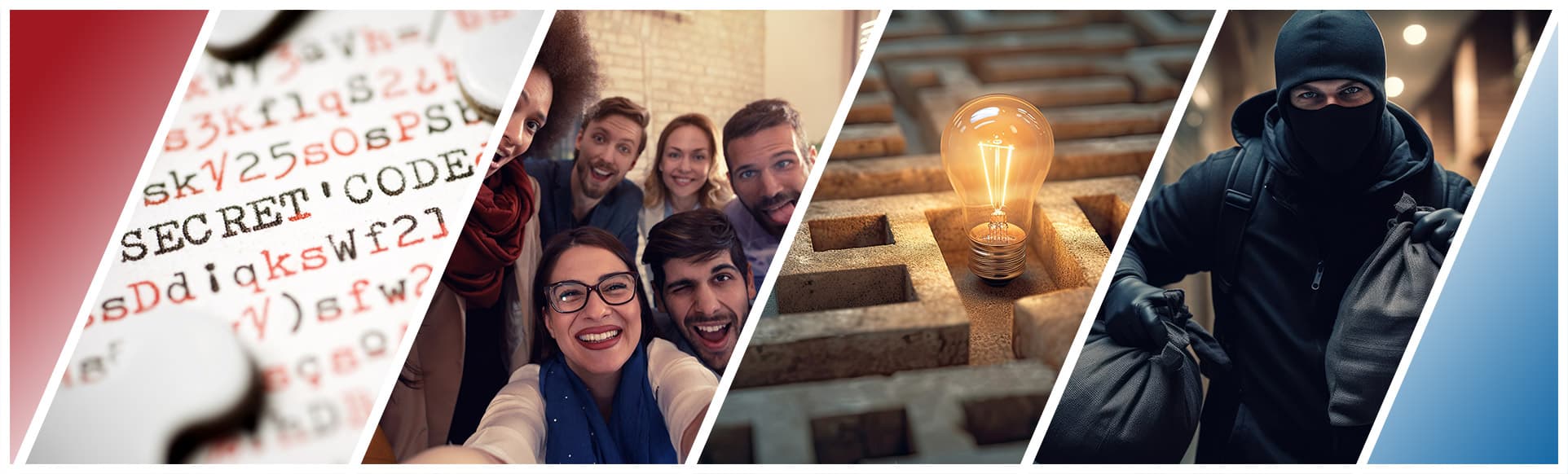 Photo Collage Strip Effect Mockup décryptez le code !